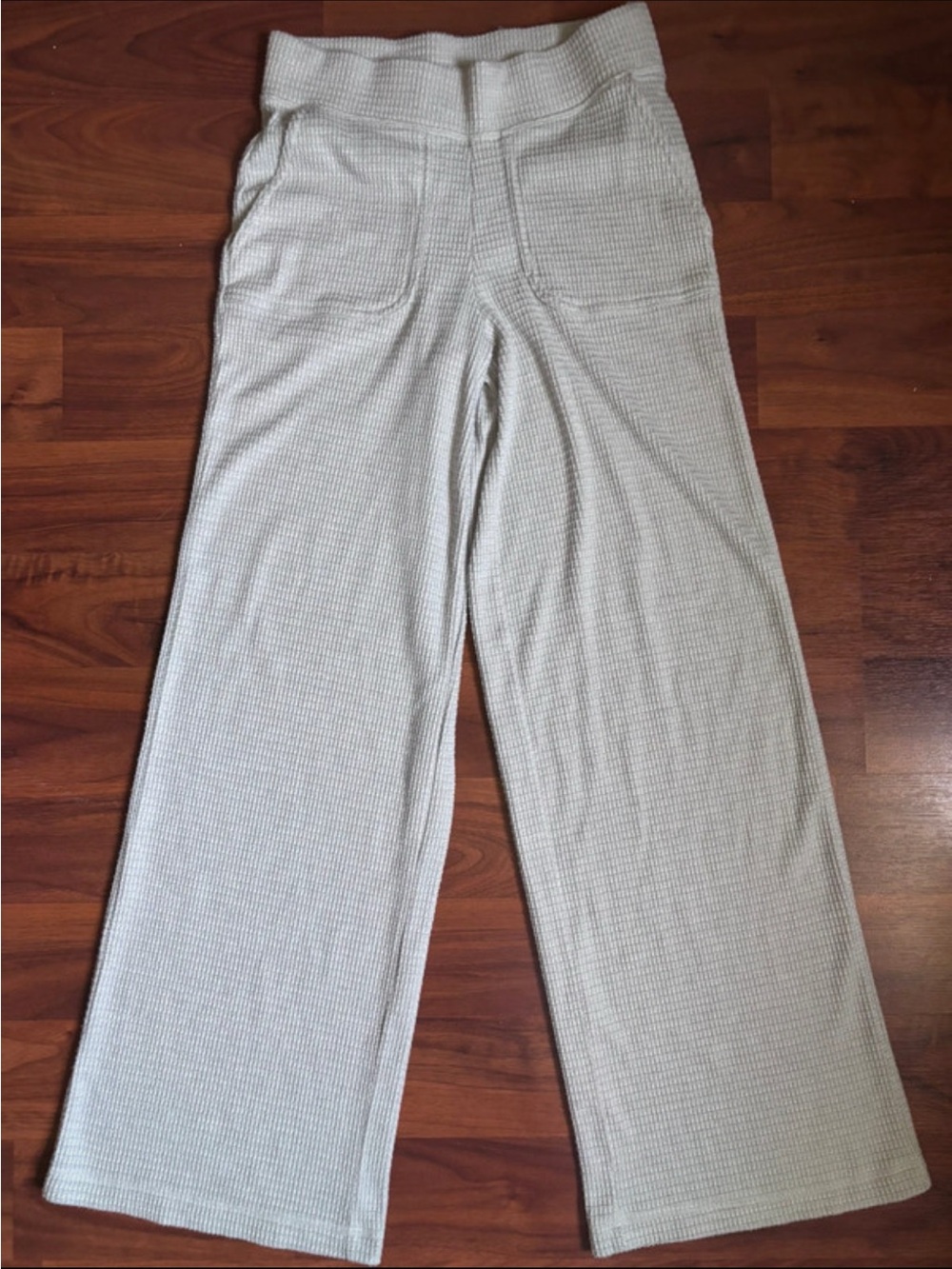 Gilly Hicks Cream Wide Leg Knit Pants